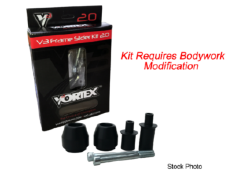 Vortex Racing 04-07 Honda CBR 1000 RR V3 2.0 Frame Slider Kit- Modification Required