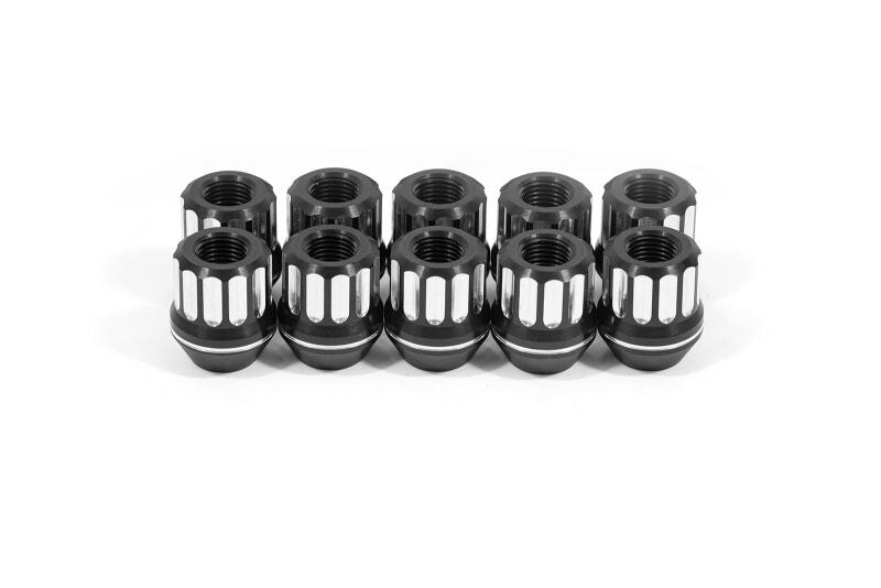 BMR Suspension BMR 97-19 Chevrolet Corvette C5/C6/C7 Lug Nut Kit 12mm x 1.50 RH Conical 12-pt Alum Set of 10