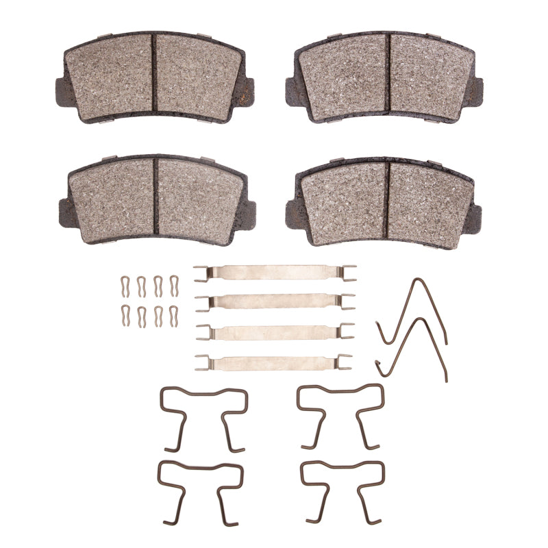 R1 Concepts R1 70-84 Ford COURIER (USA/Canada) Front Semi Met Pads & Hardware Kit