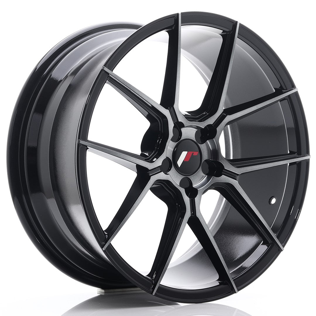 JR Wheels JR3019855X3574GBBF - JR30 19x8,5 ET35-42 5H BLANK Black Brushed w/ Tinted Face