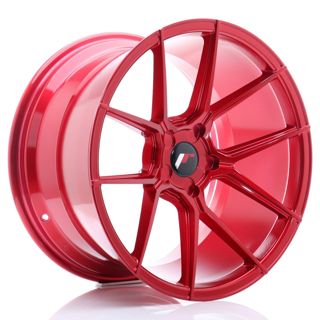JR Wheels JR3019115X1574RP2 - JR30 19x11 ET15-40 5H BLANK Platinum Red