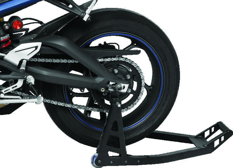 BikeMaster Universal Aluminum Stand - Rear - Black