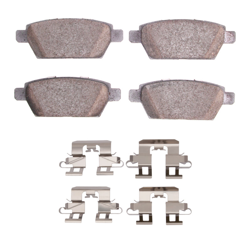 R1 Concepts R1 2006-2013 Ford Fusion Rear R1 Ceramic Pads & Hardware Kit