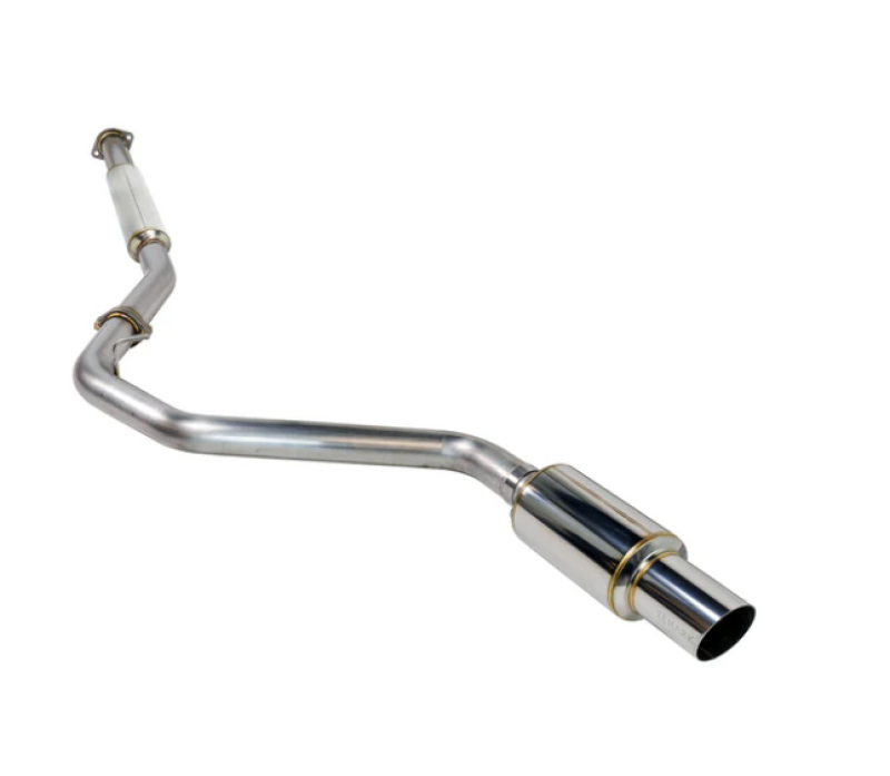 Remark 22+ Subaru WRX (VB) R1 Spec Single-Exit Stainless Cat-Back Exhaust (Resonated)