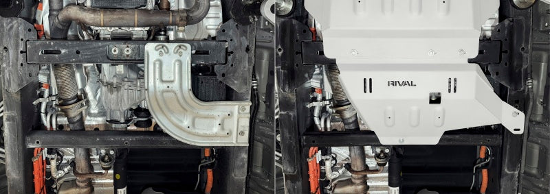 Rival 4x4 RIVAL 2015-2026 Ford F150 Ecoboost Powerboost Aluminum Transfer Case Skid Plate