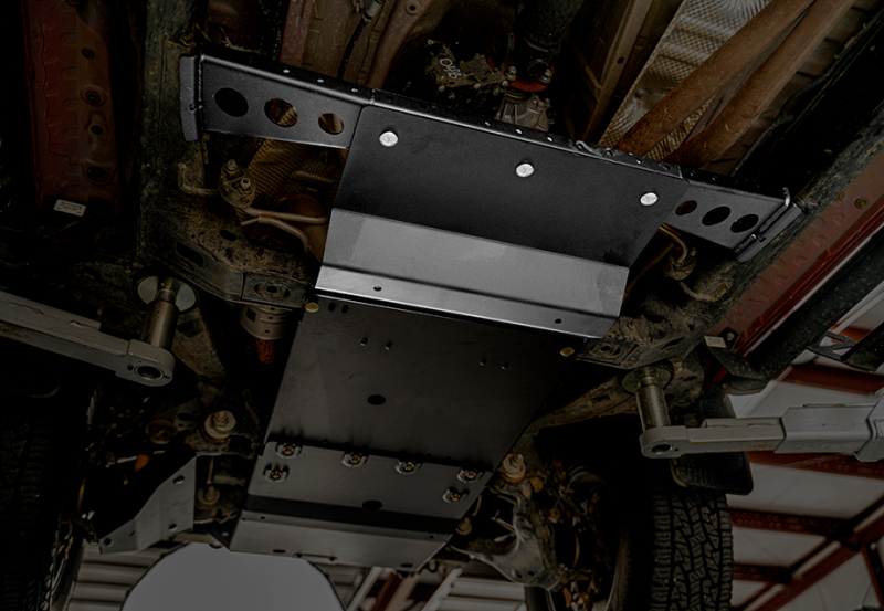 Cali Raised LED Cali Raised 16-23 Toyota Tacoma Transfer Case Skid Plate /No Manual Transmission/Aluminum/PwdrCoate