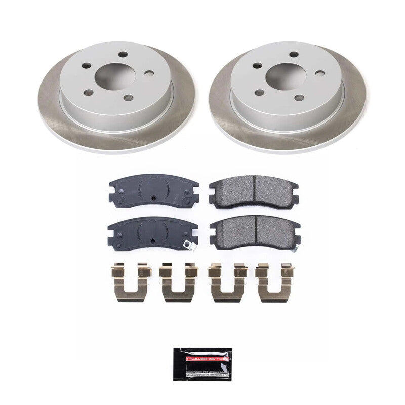 PowerStop Power Stop 97-03 Pontiac Grand Prix Rear Semi-Coated Rotor Kit