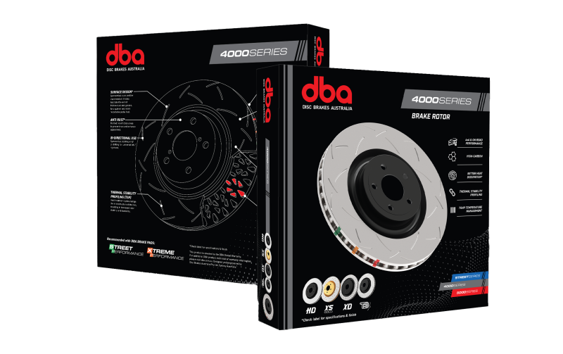 DBA 2011 Dodge Durango (w/350mm Front Rotor) Front 4000 Series Drilled & Slotted Rotor