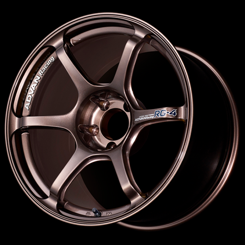 Advan RG-4 17x8.0 / +35 Offset / 4x100 / 63mm Bore / Racing Copper Bronze