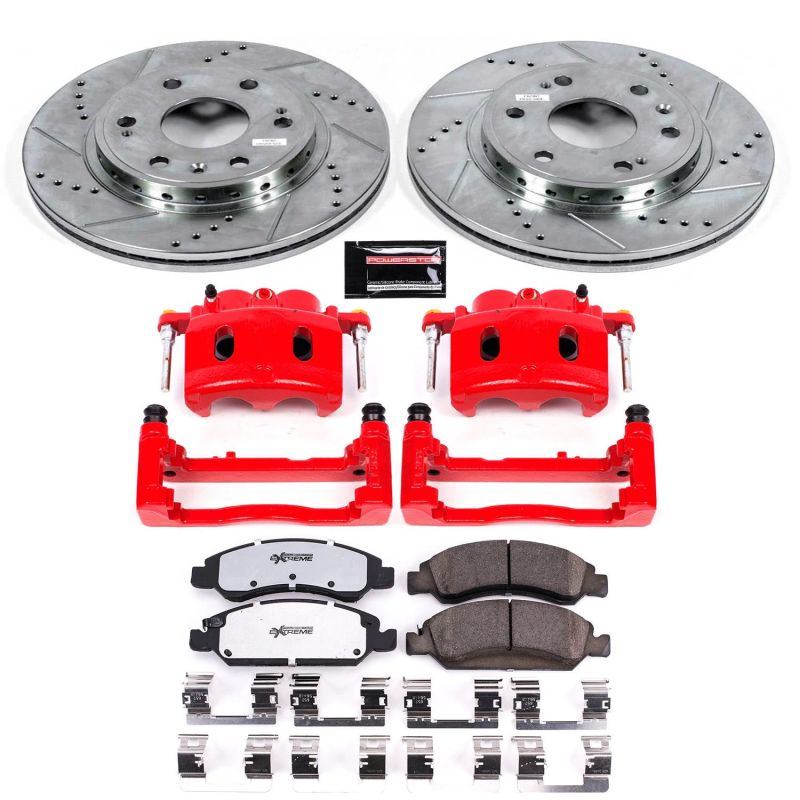 PowerStop Power Stop 08-20 Chevrolet Tahoe Front Z36 Truck & Tow Kit w/Cals
