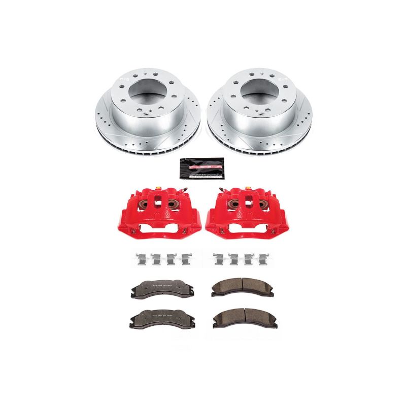 PowerStop Power Stop 11-14 Chevrolet Silverado 2500 HD Rear Z36 Truck & Tow Kit w/Cals