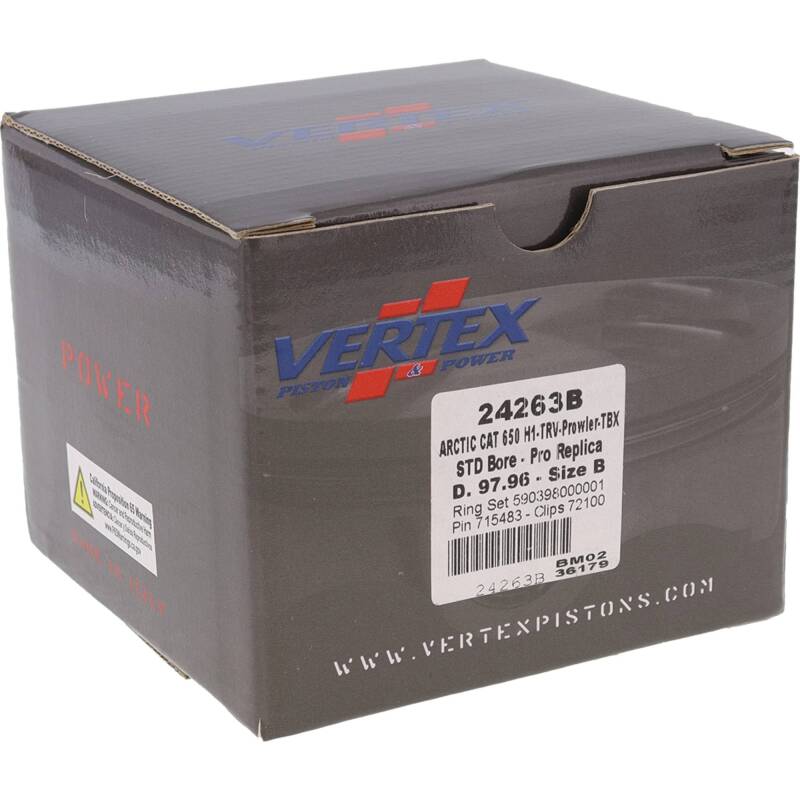 Vertex Pistons Vertex Piston 05-11 Arctic Cat 650 H1 4x4 650cc Forged Replica Piston Kit