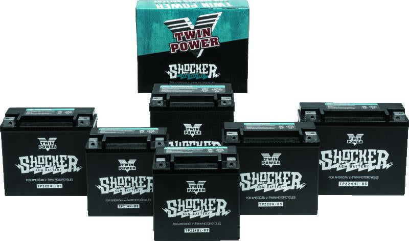 TwinPower Twin Power YTX-14 Shocker Battery Replaces H-D 65948-00 220 CCA