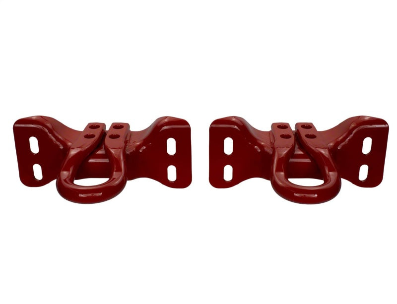 Ford Racing 17-22 Super Duty Tow Hooks - Red (Pair)