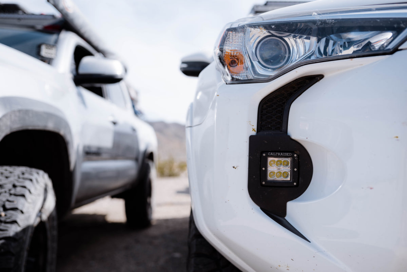 Cali Raised LED Cali Raised 14-24 Toyota 4Runner Led Fog Light Pod Rep Brackets Kit - Brackets W/ 3X2 18W Pods