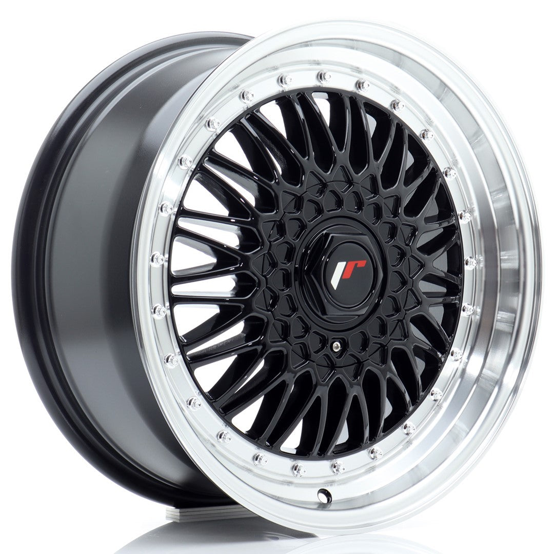 JR Wheels JR91775142074GB - JR9 17x7,5 ET20 4x100/108 Gloss Black w/ Machined Lip