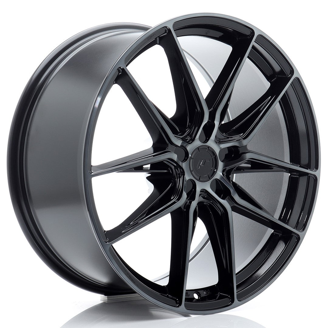 JR Wheels JR442080F15X2072BMTF - JR44 20x8 ET20-40 5H BLANK Black Machined w/ Tinted Face