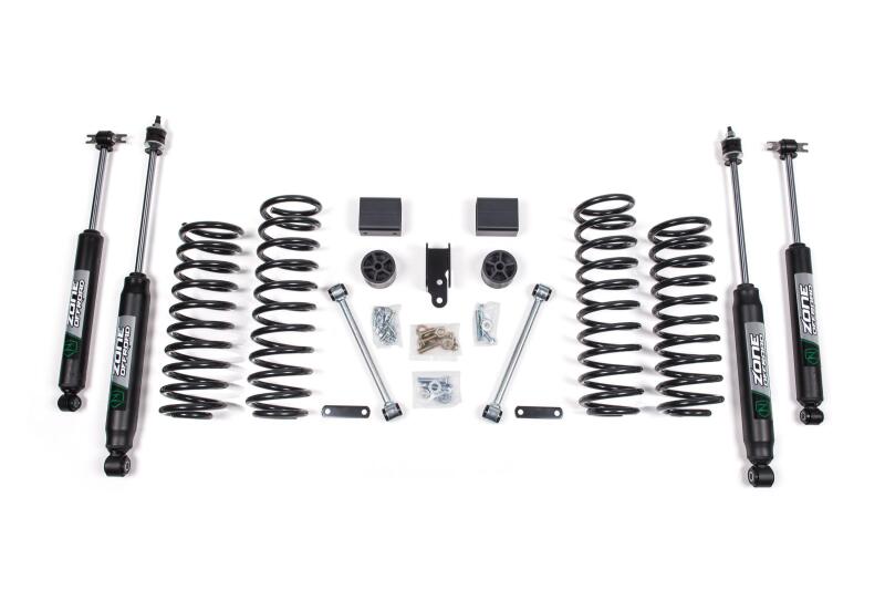 Zone Offroad 07-12 Jeep JK 2dr 3in Suspension Kit