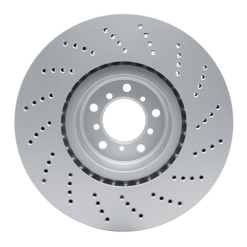 DFC 06-10 BMW M6 Left Front Drilled GeoSPEC Coated Rotor