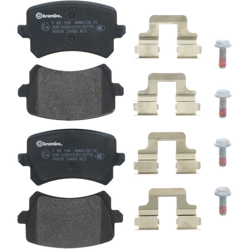 Brembo OE Brembo 2015 Volkswagen Tiguan/CC/Passat/ Audi Q3 QuattroRear Low-Met Brake Pad