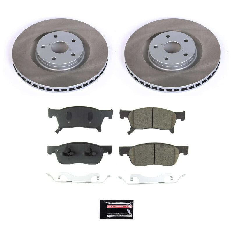 PowerStop Power Stop 19-22 Subaru Ascent Front Semi-Coated Rotor Kit