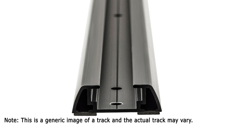 Rhino-Rack RTV Tracks w/Hardware & End Caps - 50.4in - Pair