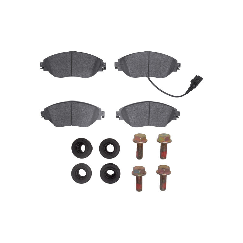 DFC 13-24 Audi S3 (Mexico) Front 5000 Advanced Low Metallic Brake Pads and Hardware Kit
