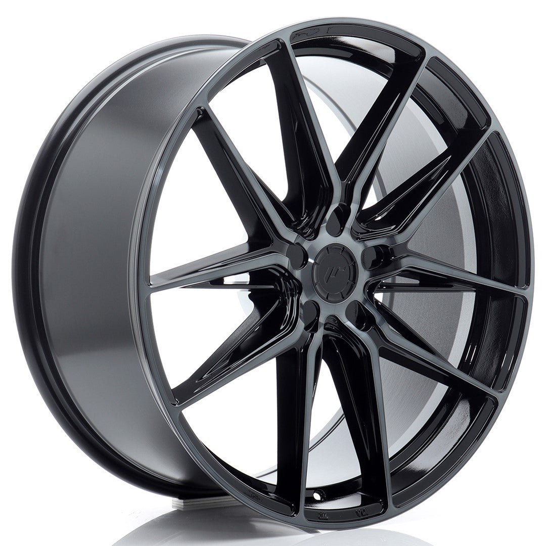 JR Wheels JR442195F15X2074BMTF - JR44 21x9,5 ET20-45 5H BLANK Black Machined w/ Tinted Face