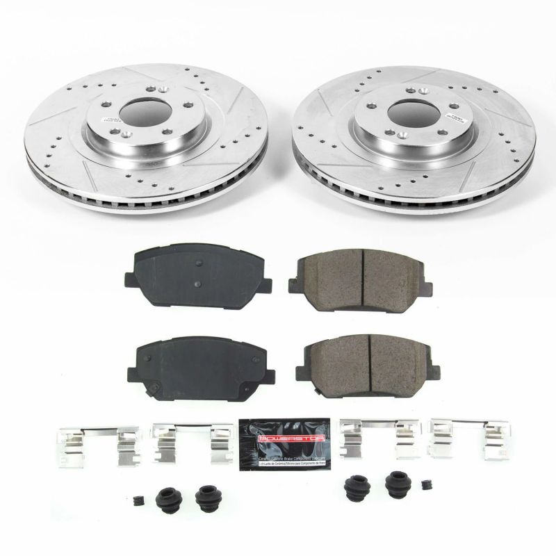 PowerStop Power Stop 2019 Hyundai Santa Fe Front Z23 Evolution Sport Brake Kit