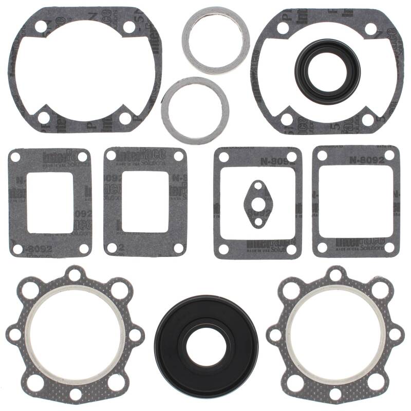 Vertex Pistons Vertex Gaskets 79-81 Yamaha Exciter EX 440 C D E Complete Gasket Kit w/ Oil Seals