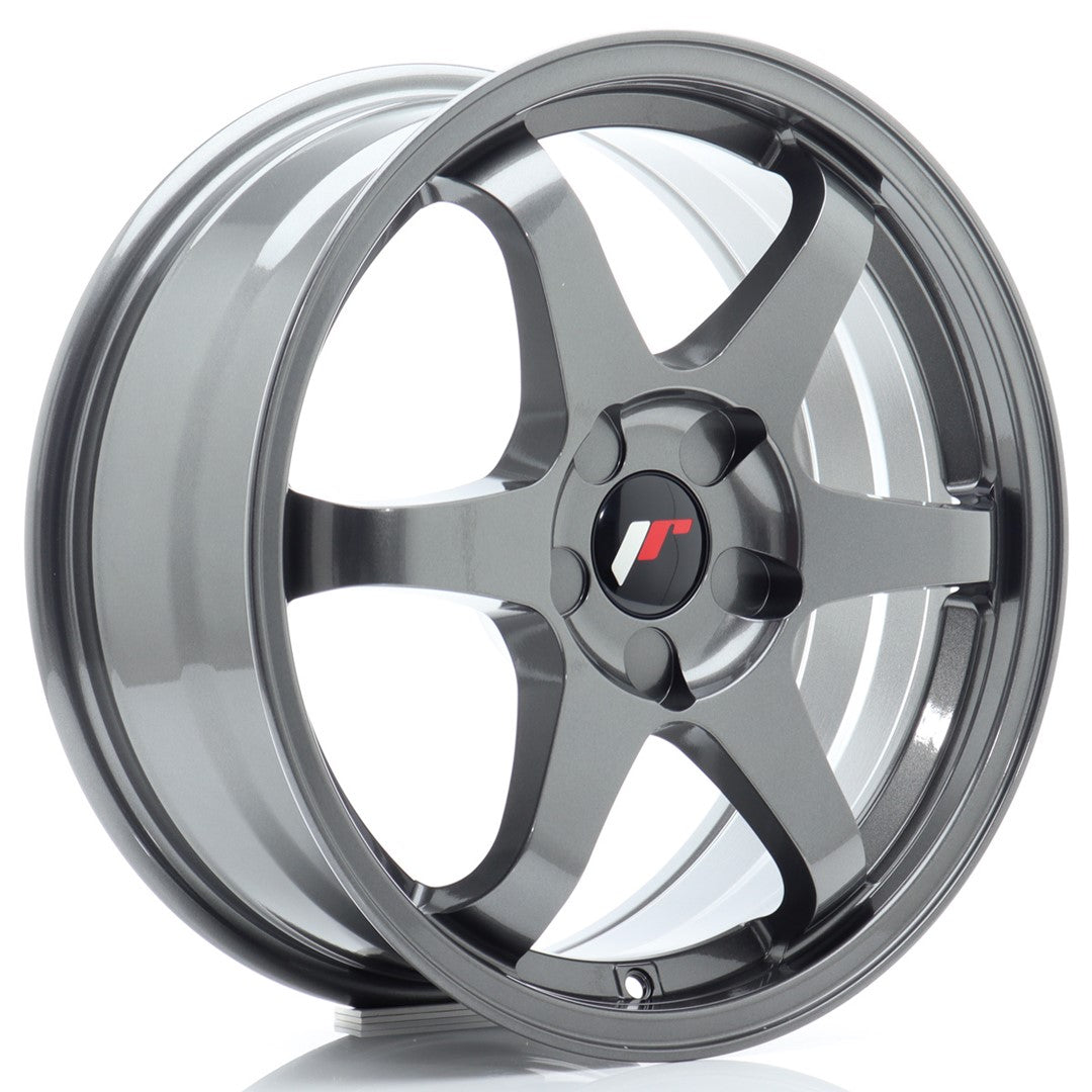 JR Wheels JR317705X2072GM1 - JR3 17x7 ET20-42 5H BLANK Gun Metal