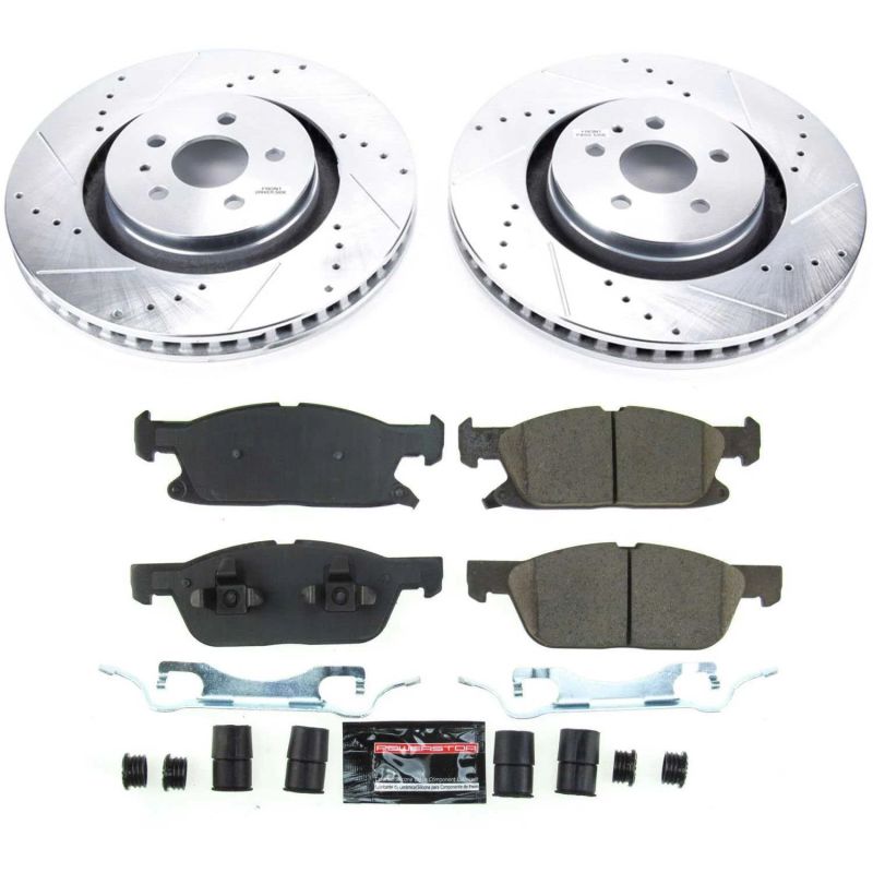 PowerStop Power Stop 2019 Ford Edge Front Z23 Evolution Sport Brake Kit