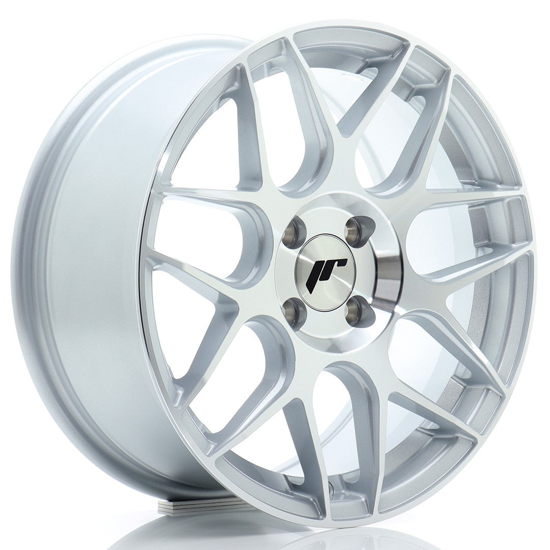 JR Wheels JR181670F14F2565SM1 - JR18 16x7 ET25 4x108 Silver Machined Face