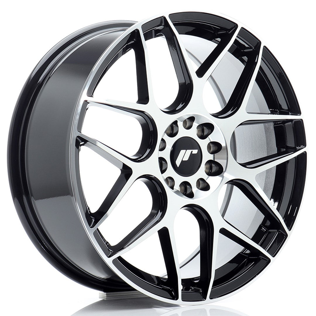 JR Wheels JR181875F1ML4072GBM1 - JR18 18x7,5 ET40 5x112/114 Black Machined Face