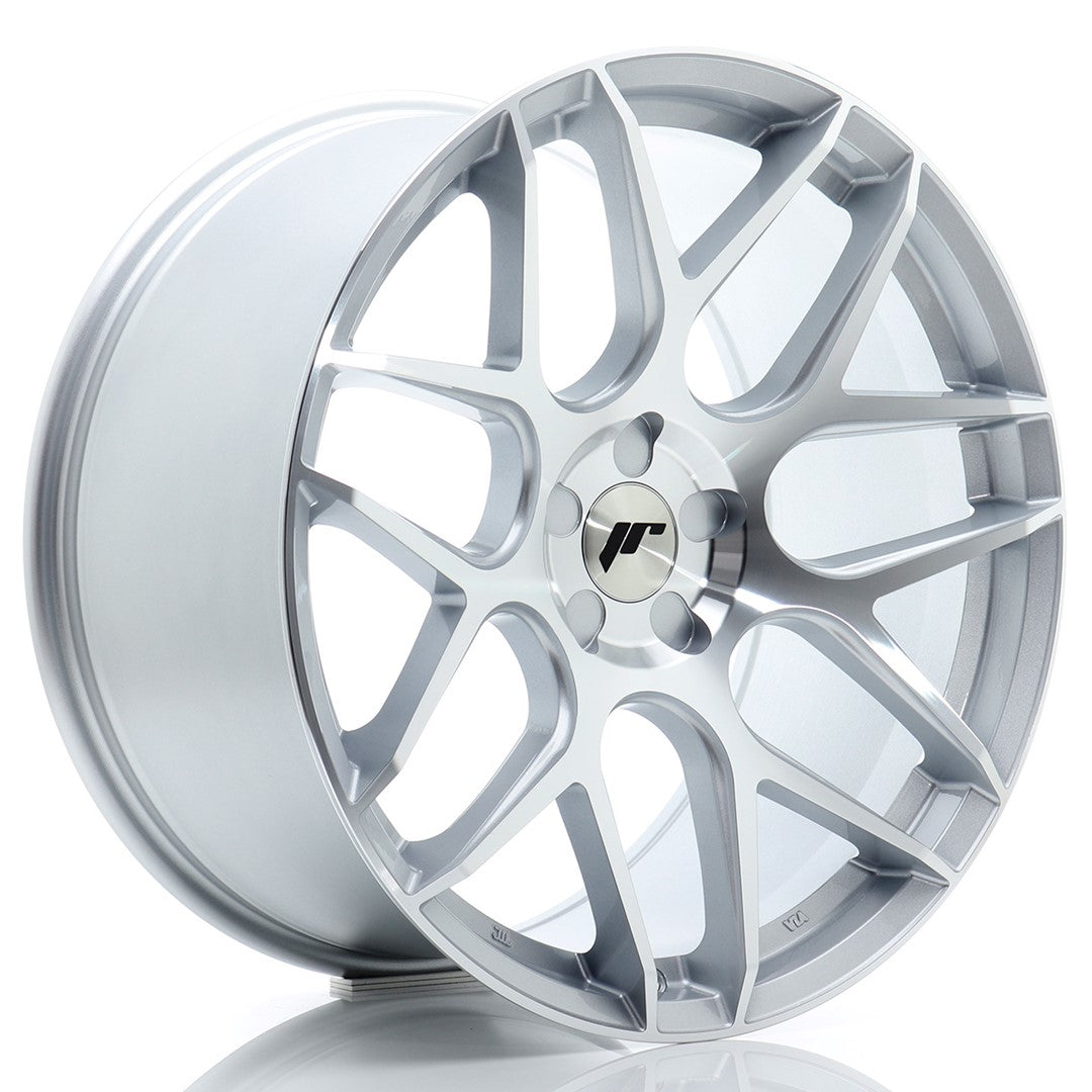 JR Wheels JR182010F25X2072SM1 - JR18 20x10 ET20-40 5H BLANK Silver Machined Face