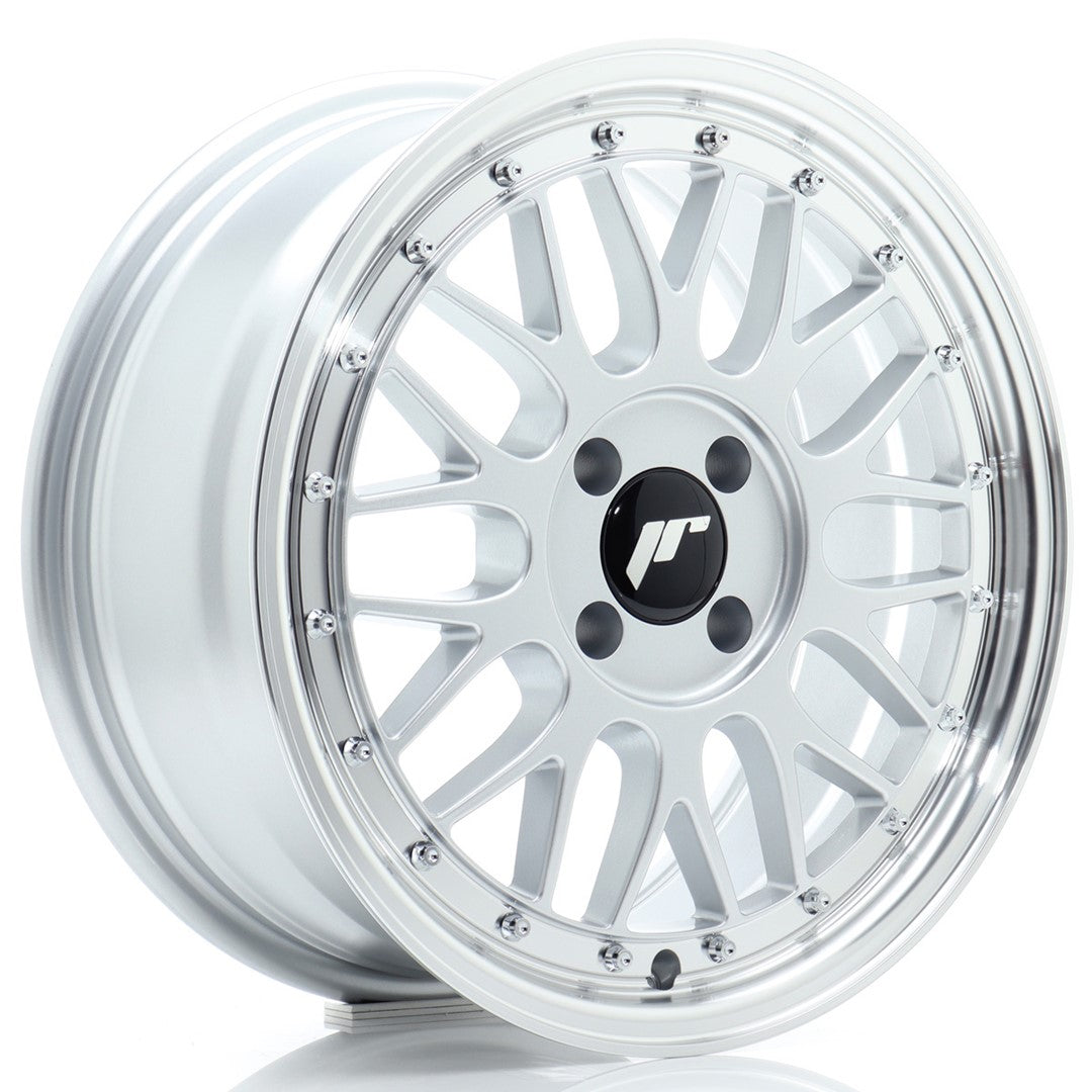 JR Wheels JR2316704H2067HS2 - JR23 16x7 ET20 4x100 Hyper Silver w/ Machined Lip