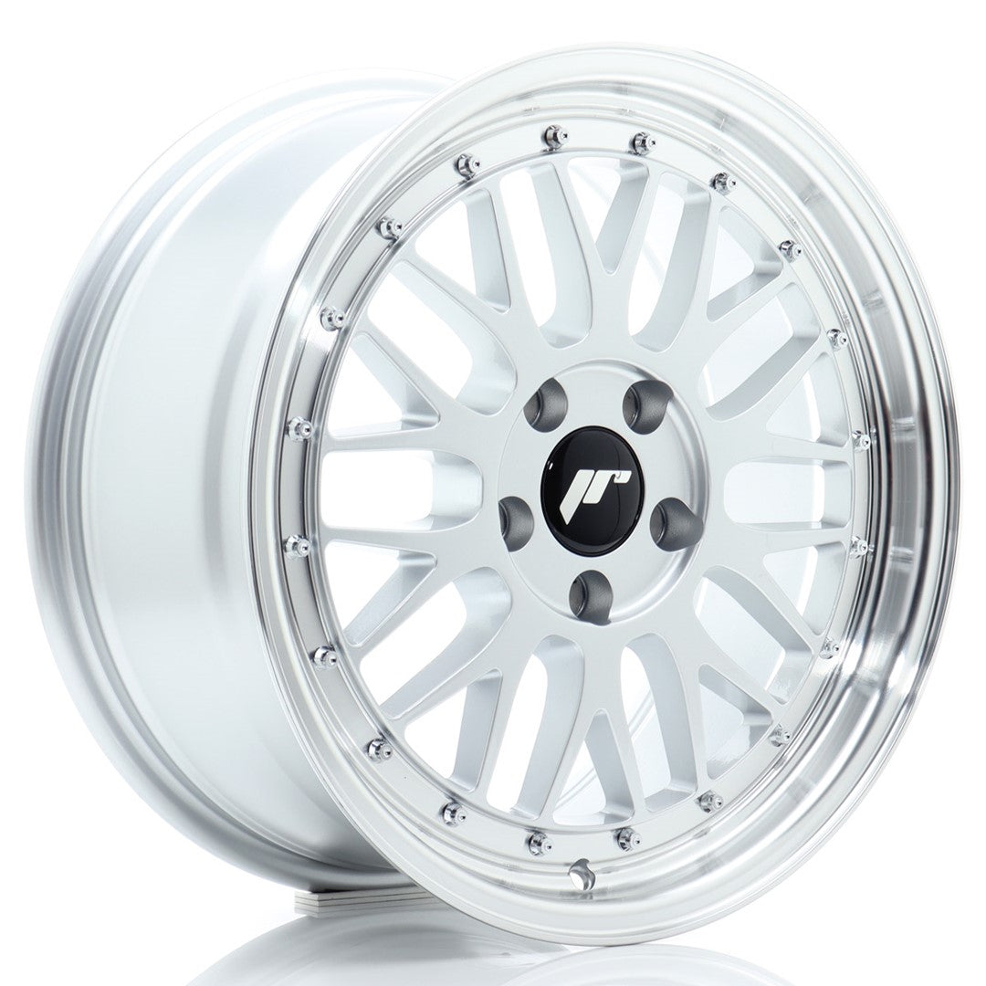 JR Wheels JR231780F15I2072HS2 - JR23 17x8 ET20 5x120 Hyper Silver w/ Machined Lip