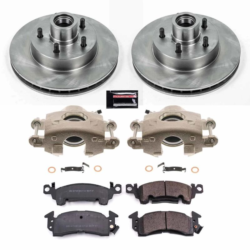 PowerStop Power Stop 1977 Cadillac Fleetwood Front Autospecialty Kit w/Cals