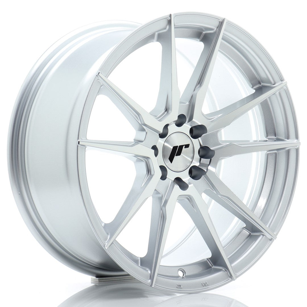 JR Wheels JR211780F28H2567SM1 - JR21 17x8 ET25 4x100/108 Silver Machined Face