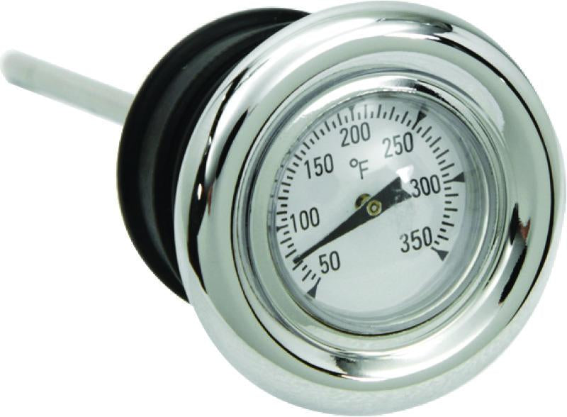 Bikers Choice 70-86 FL FX 70-78 XLCH Chrome Oil Dipstick With Temp Gauge Replaces H-D 62635-79T