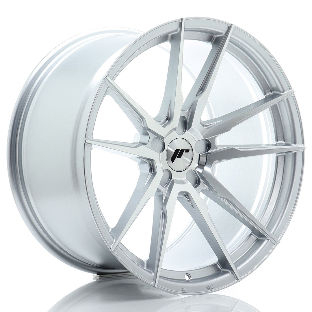 JR Wheels JR212011F35X1572SM1 - JR21 20x11 ET15-45 5H BLANK Silver Machined Face