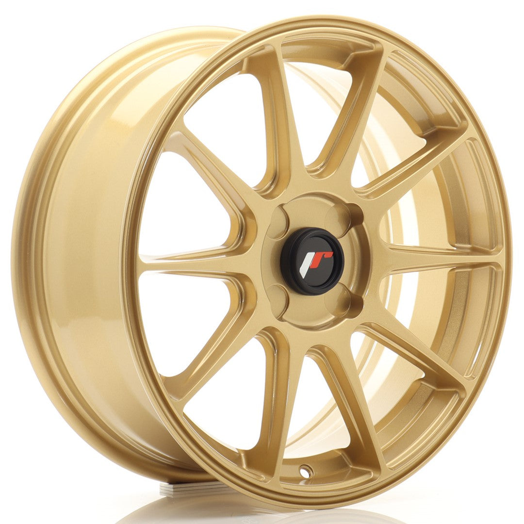 JR Wheels JR1117704X2067GD2 - JR11 17x7 ET20-38 4H BLANK Gold
