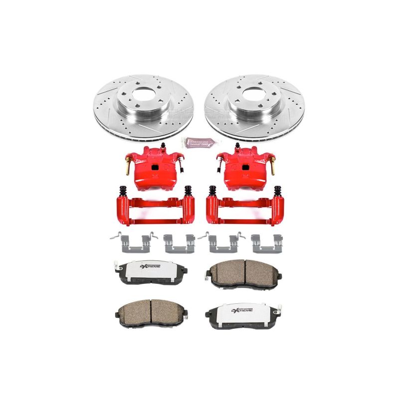 PowerStop Power Stop 03-05 Infiniti G35 Front Z26 Street Warrior Brake Kit w/Calipers
