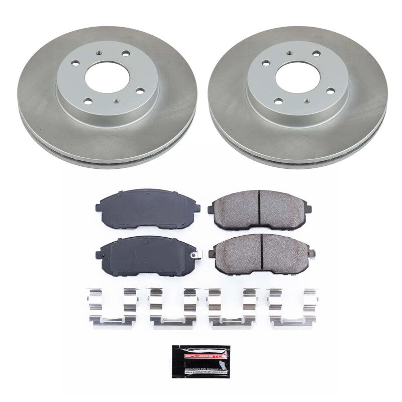 PowerStop Power Stop 00-06 Nissan Sentra Front Semi-Coated Rotor Kit
