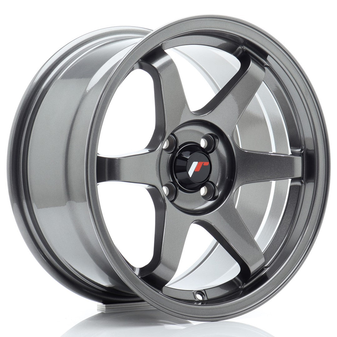 JR Wheels JR316804H2567GM1 - JR3 16x8 ET25 4x100 Gun Metal