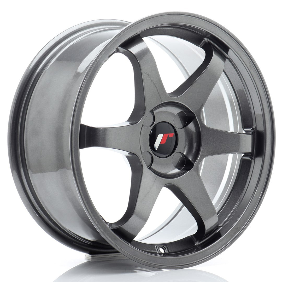 JR Wheels JR317804X2072GM1 - JR3 17x8 ET20-35 4H BLANK Gun Metal