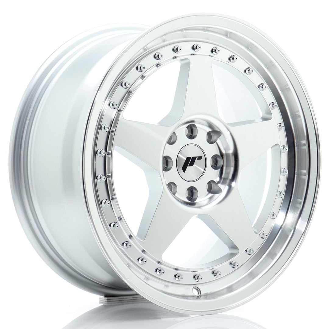 JR Wheels JR61780MG3572SM1 - JR6 17x8 ET35 5x114/120 Silver Machined Face