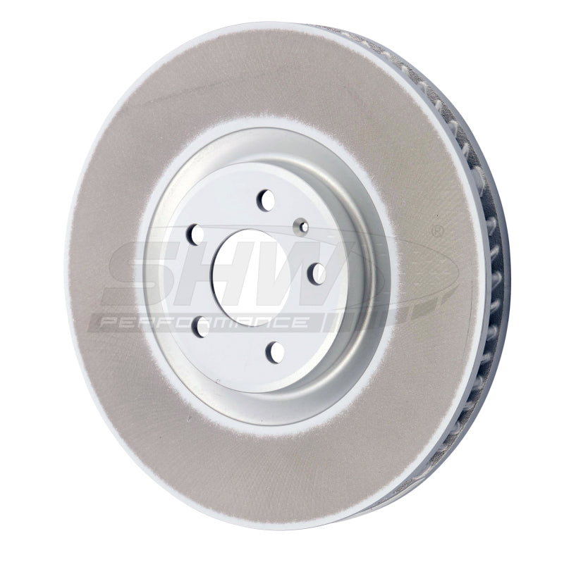 SHW Performance SHW 20-21 Porsche Macan GTS 2.9L Right Front Smooth Monobloc Brake Rotor (95B615302AA)