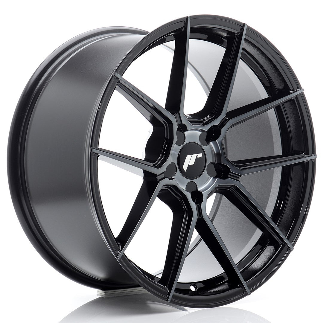 JR Wheels JR301990F25X2072BMTF - JR30 19x9 ET20-40 5H BLANK Black Machined w/ Tinted Face
