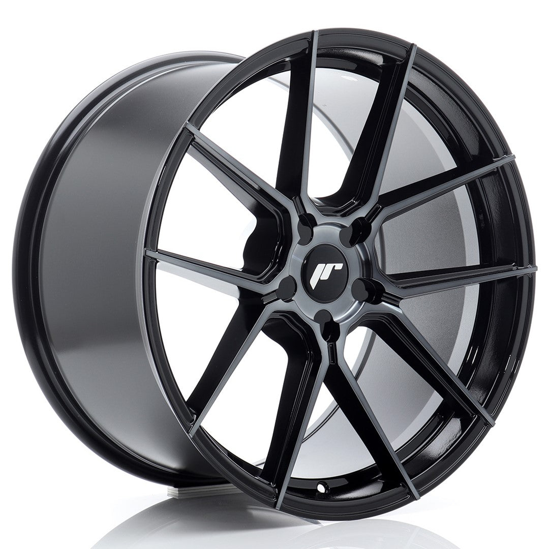 JR Wheels JR302005F25X1572BMTF - JR30 20x10,5 ET15-45 5H BLANK Black Machined w/ Tinted Face